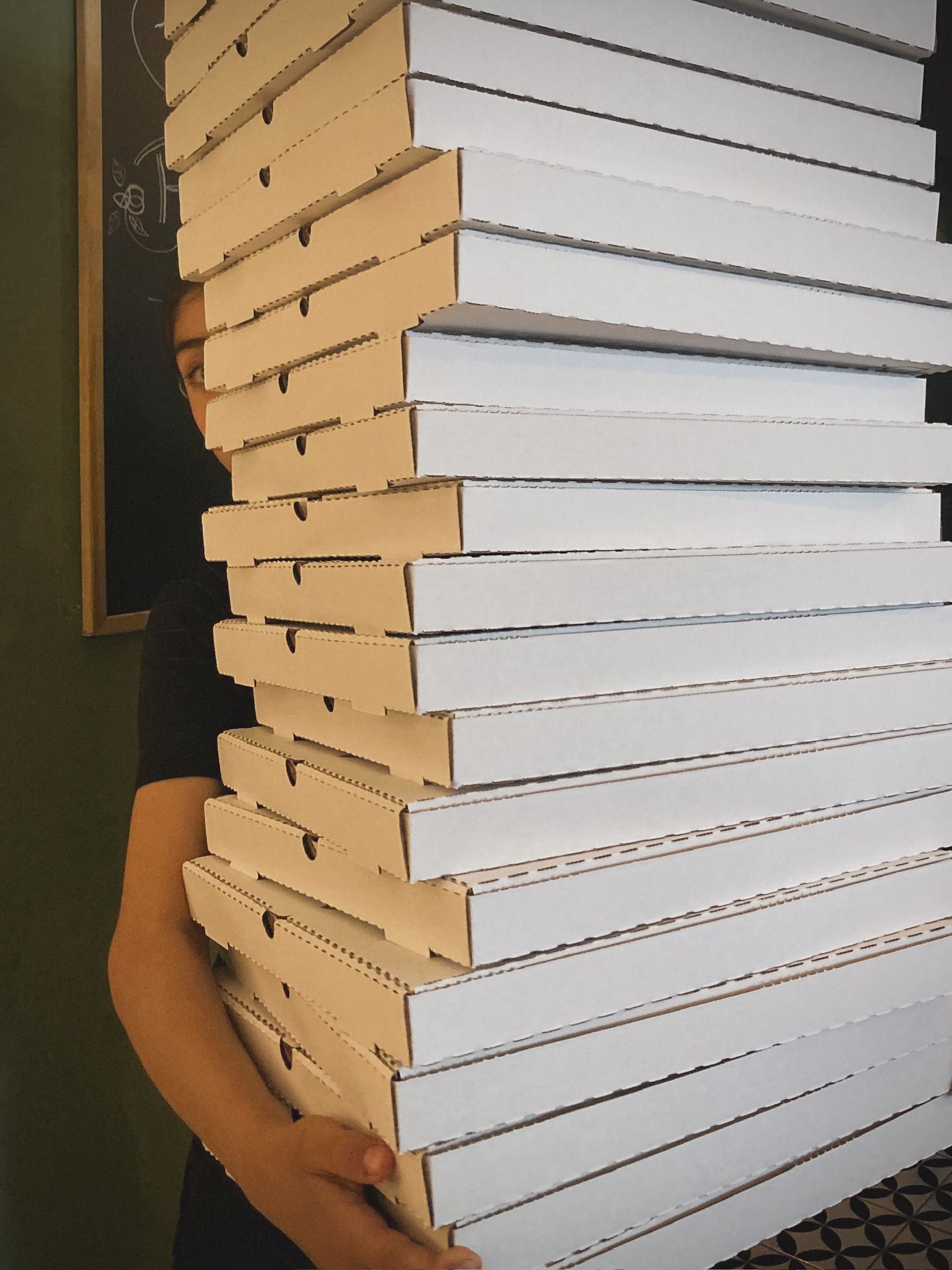 Pizza's om mee te nemen